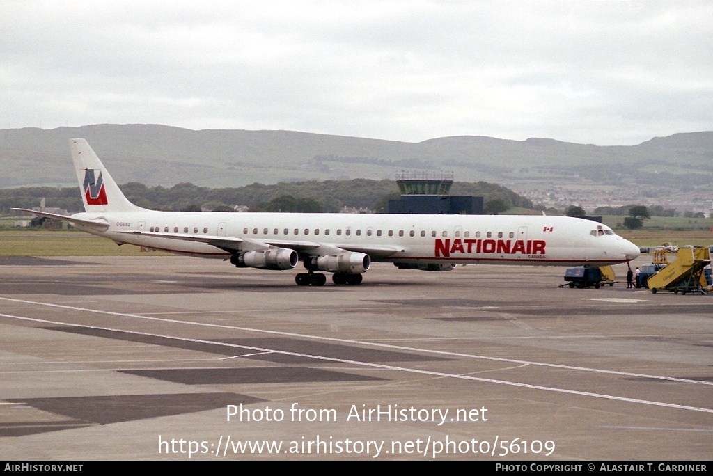 Aircraft Photo of C-GMXQ | McDonnell Douglas DC-8-61 | Nationair | AirHistory.net #56109