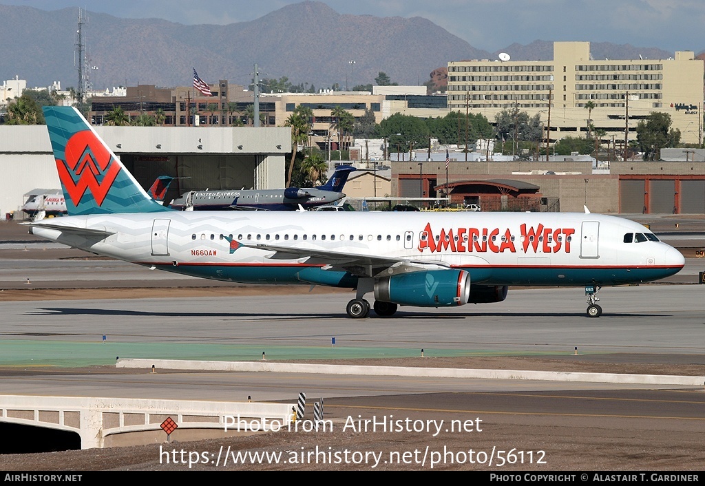 Aircraft Photo of N660AW | Airbus A320-232 | America West Airlines | AirHistory.net #56112