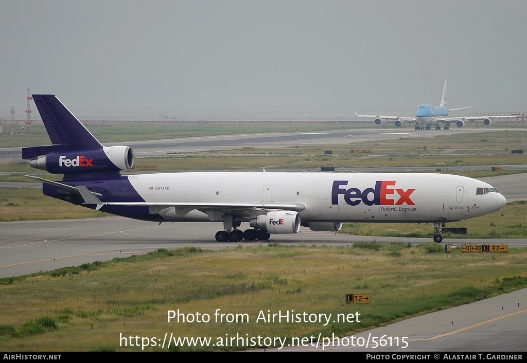 Aircraft Photo of N578FE | McDonnell Douglas MD-11/F | Fedex - Federal Express | AirHistory.net #56115