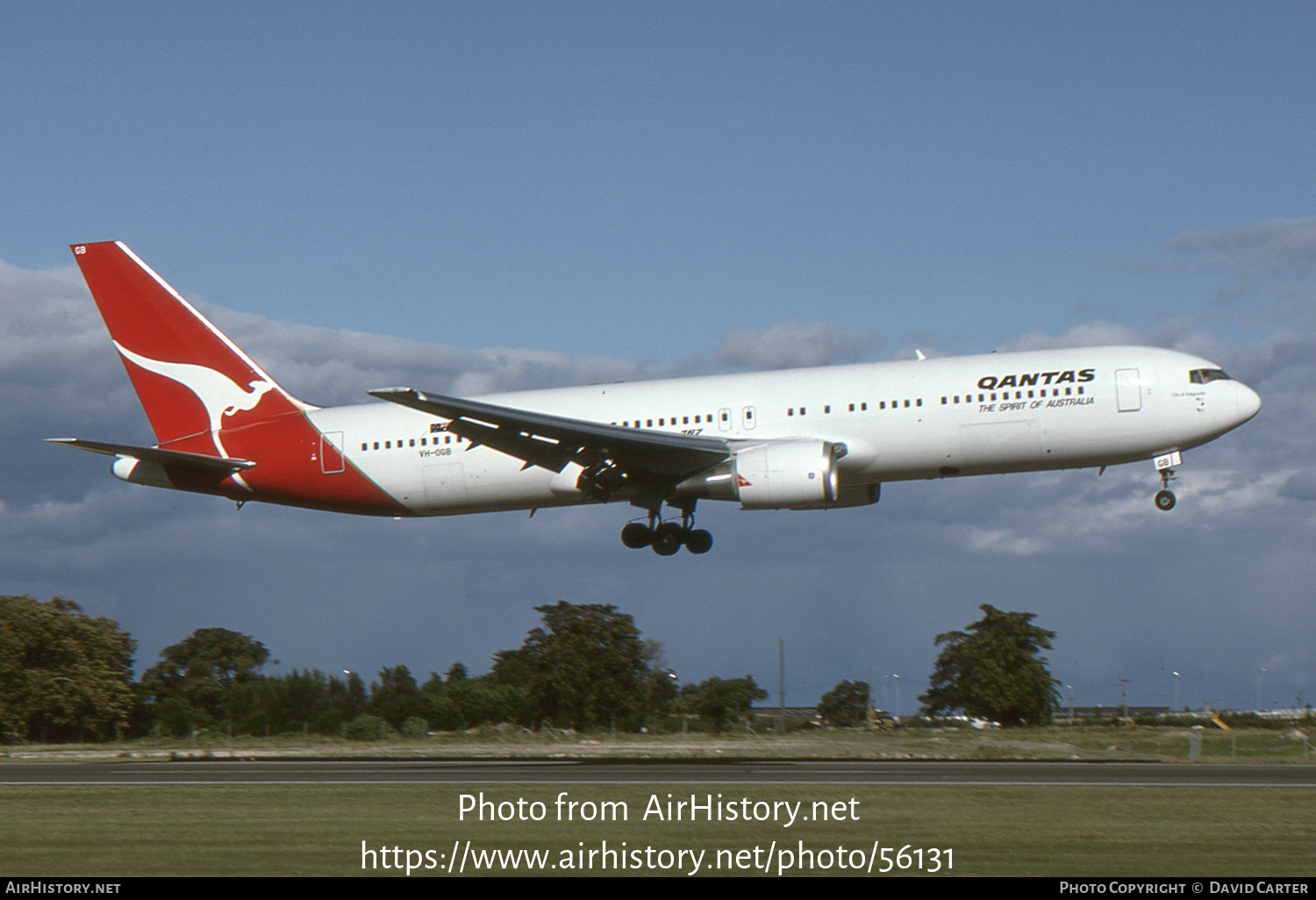 Aircraft Photo of VH-OGB | Boeing 767-338/ER | Qantas | AirHistory.net #56131