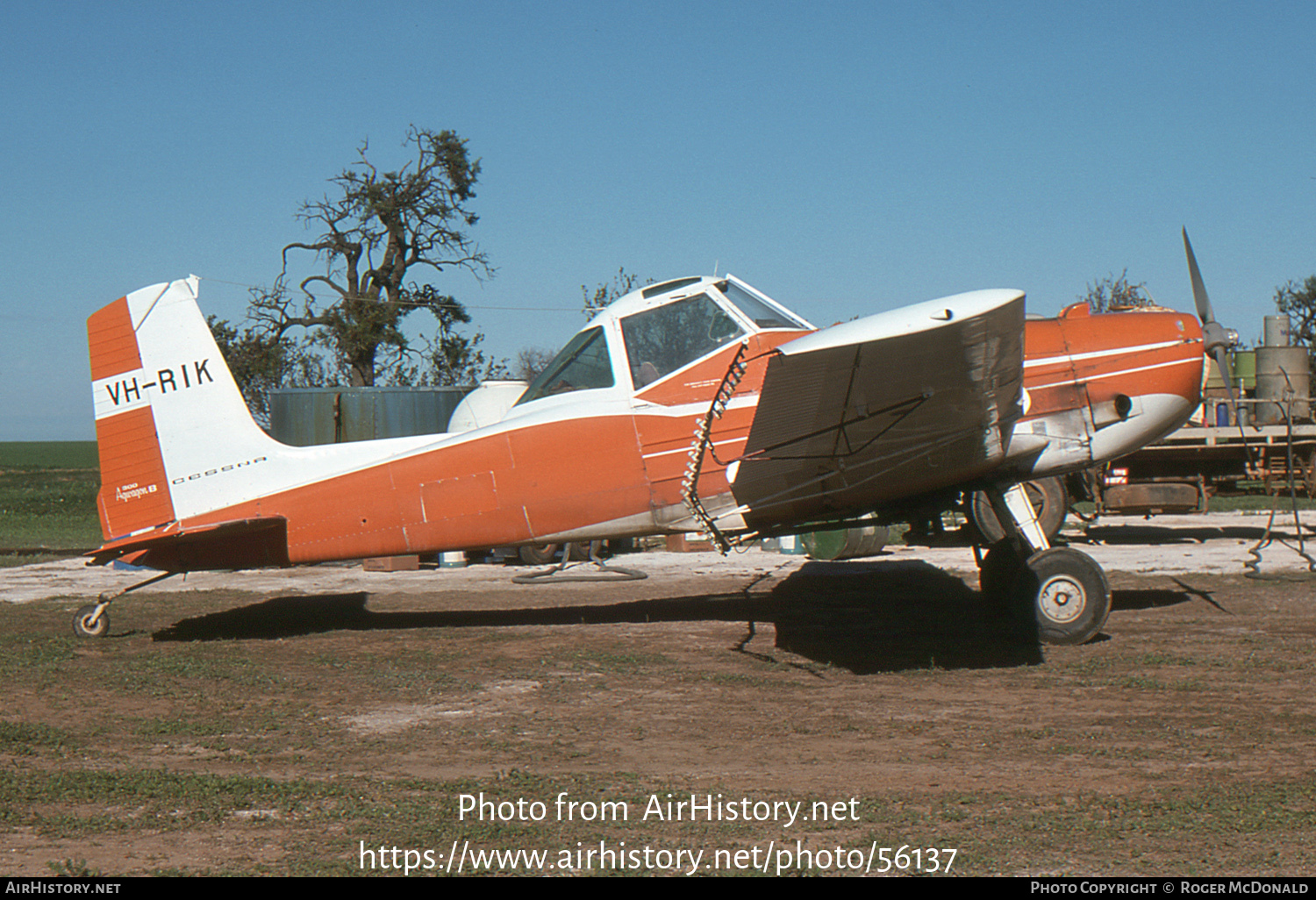 Aircraft Photo of VH-RIK | Cessna A188A AgWagon B | AirHistory.net #56137