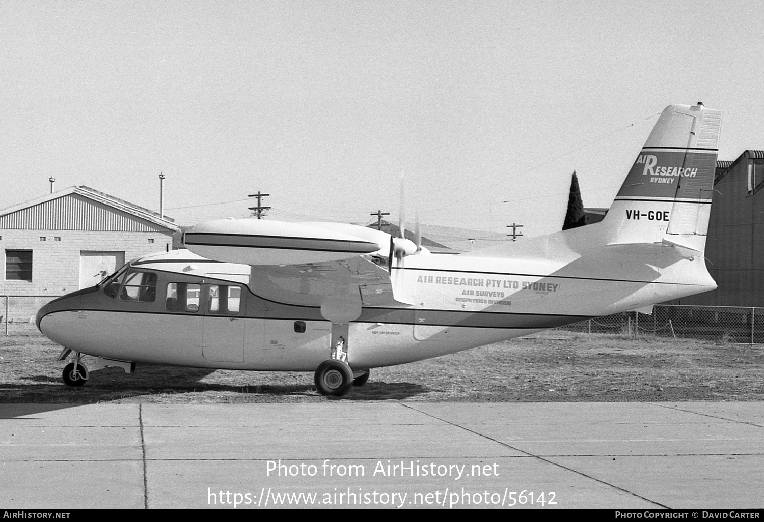 Aircraft Photo of VH-GOE | Piaggio P-166 | Air Research | AirHistory.net #56142