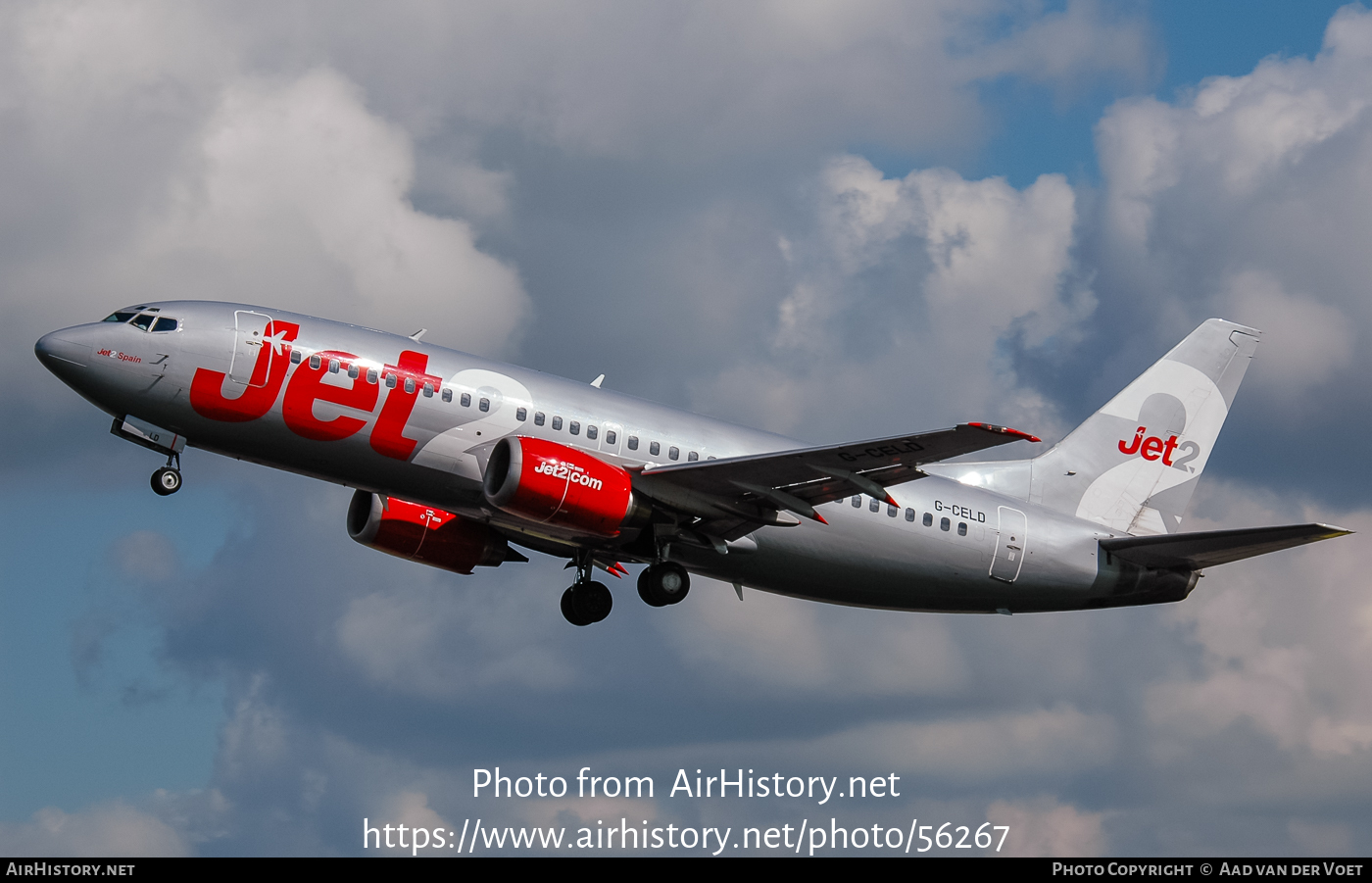 Aircraft Photo of G-CELD | Boeing 737-33A | Jet2 | AirHistory.net #56267