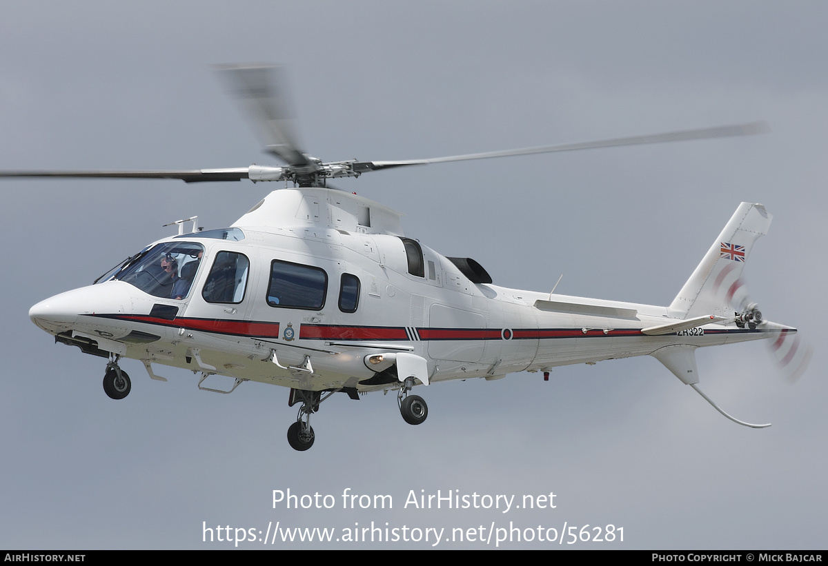 Aircraft Photo of ZR322 | Agusta A-109E Power | UK - Air Force | AirHistory.net #56281