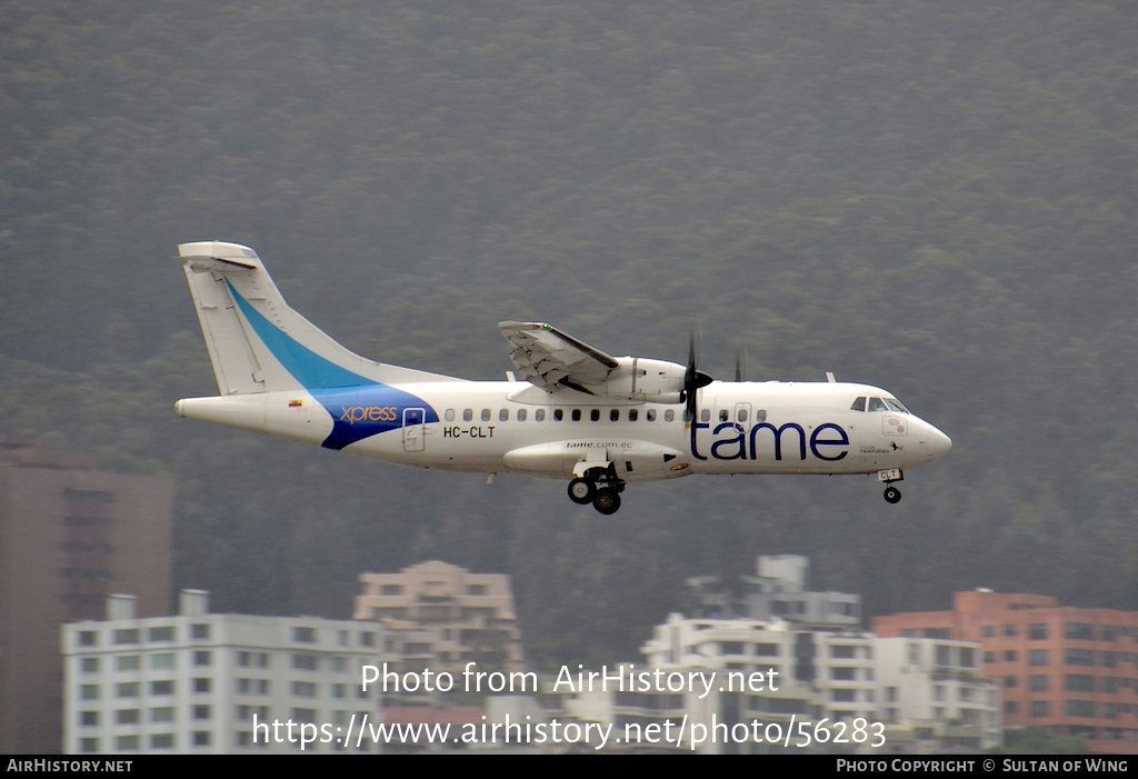 Aircraft Photo of HC-CLT | ATR ATR-42-500 | TAME Xpress | AirHistory.net #56283