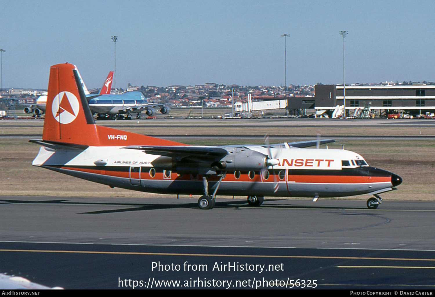 Aircraft Photo of VH-FNQ | Fokker F27-600 Friendship | Ansett Airlines of Australia | AirHistory.net #56325