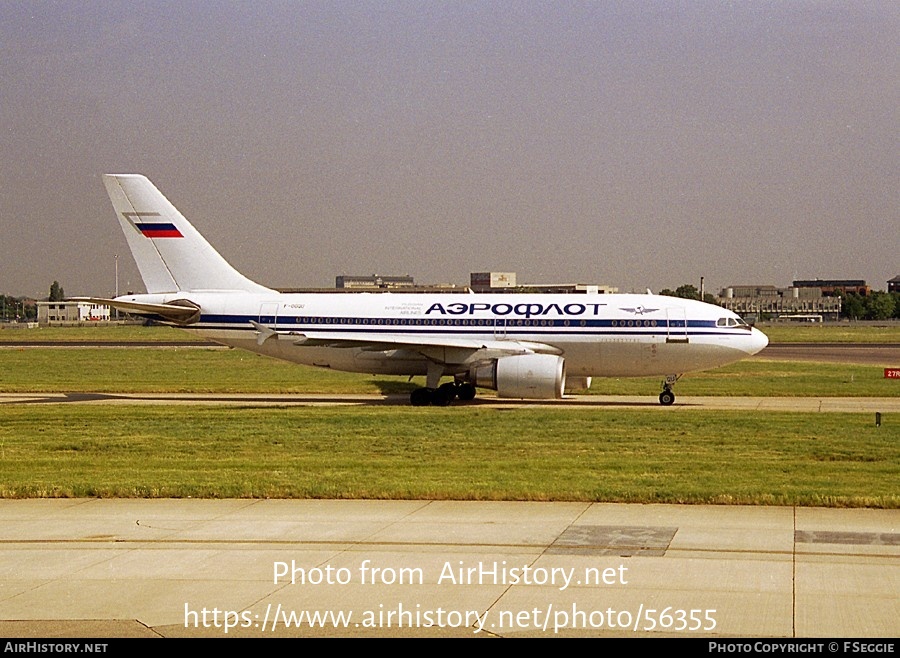 Aircraft Photo of F-OGQU | Airbus A310-308 | Aeroflot - Russian International Airlines | AirHistory.net #56355