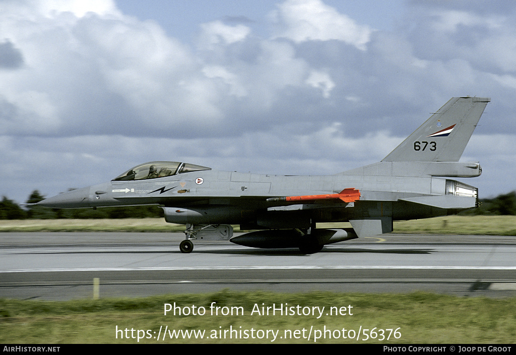Aircraft Photo of 673 | General Dynamics F-16A Fighting Falcon | Norway - Air Force | AirHistory.net #56376