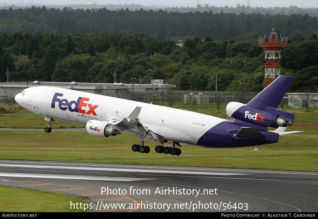 Aircraft Photo of N589FE | McDonnell Douglas MD-11/F | Fedex - Federal Express | AirHistory.net #56403