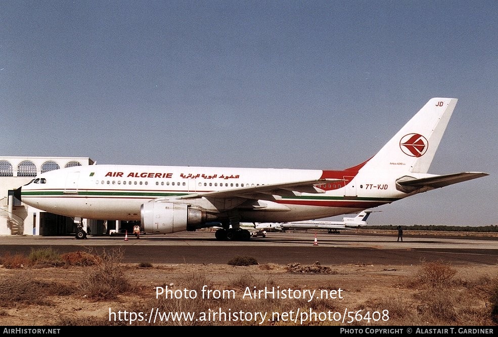 Aircraft Photo of 7T-VJD | Airbus A310-203 | Air Algérie | AirHistory.net #56408