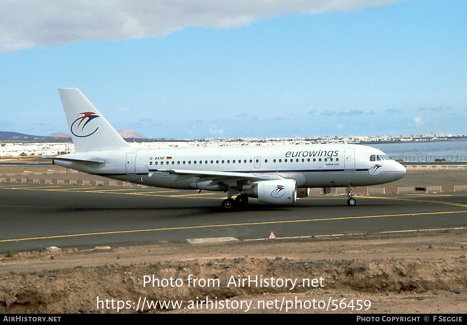 Aircraft Photo of D-AKNF | Airbus A319-112 | Eurowings | AirHistory.net #56459