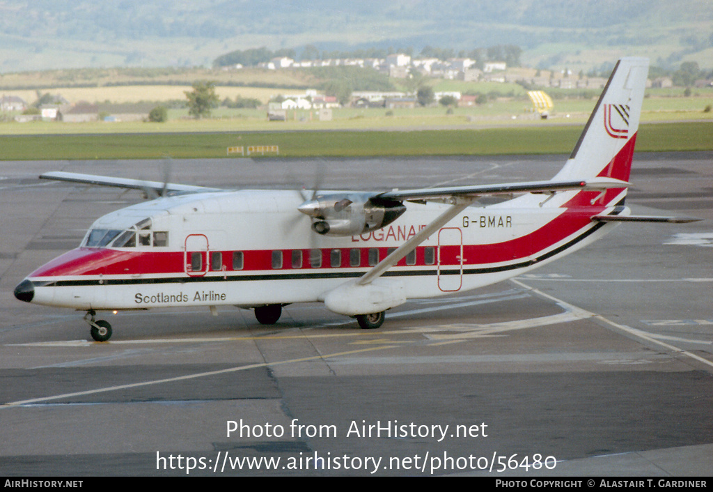 Aircraft Photo of G-BMAR | Short 360-100 | Loganair | AirHistory.net #56480