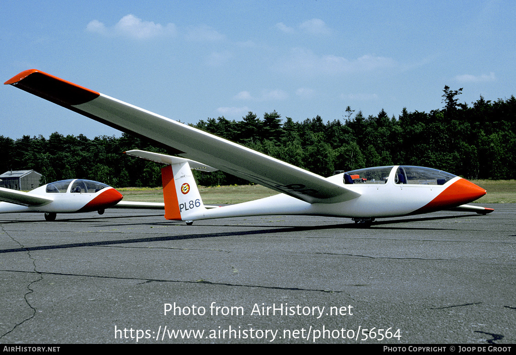 Aircraft Photo of PL86 | Grob G-103 Twin Astir | Belgium - Air Force | AirHistory.net #56564