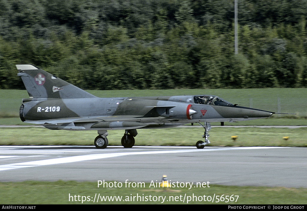 Aircraft Photo of R-2109 | Dassault Mirage IIIRS | Switzerland - Air Force | AirHistory.net #56567