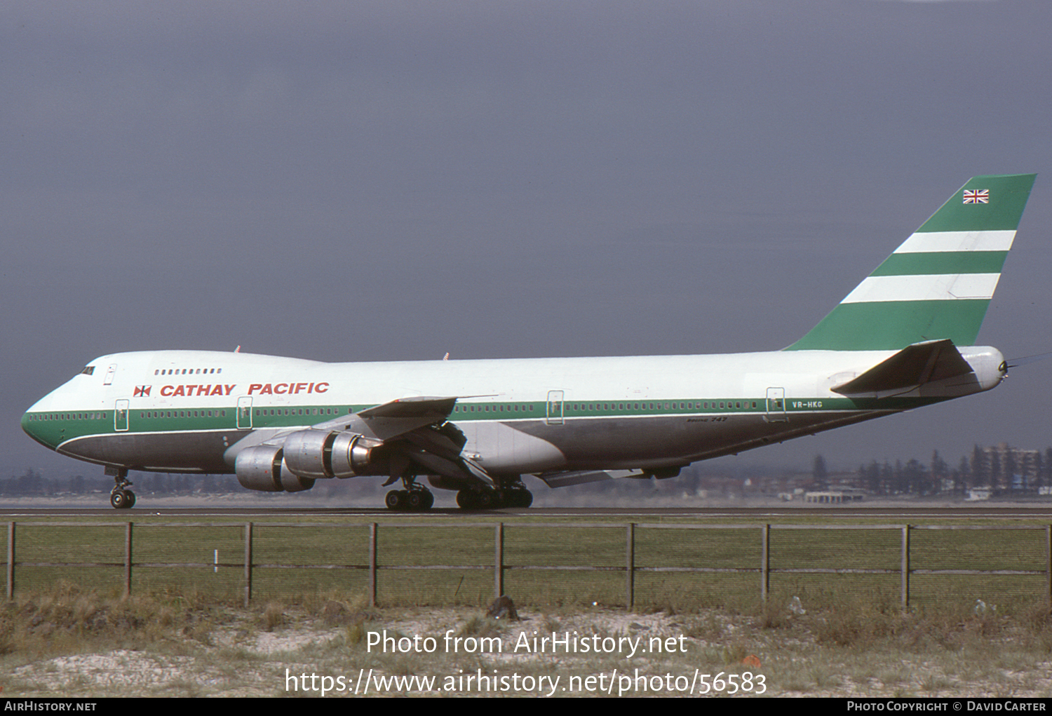 Aircraft Photo of VR-HKG | Boeing 747-267B | Cathay Pacific Airways | AirHistory.net #56583