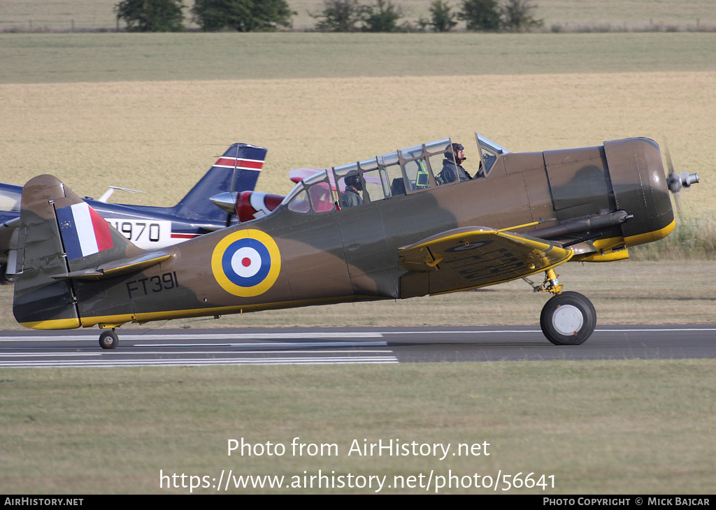 Aircraft Photo of G-AZBN / FT391 | North American AT-16 Harvard IIB | UK - Air Force | AirHistory.net #56641