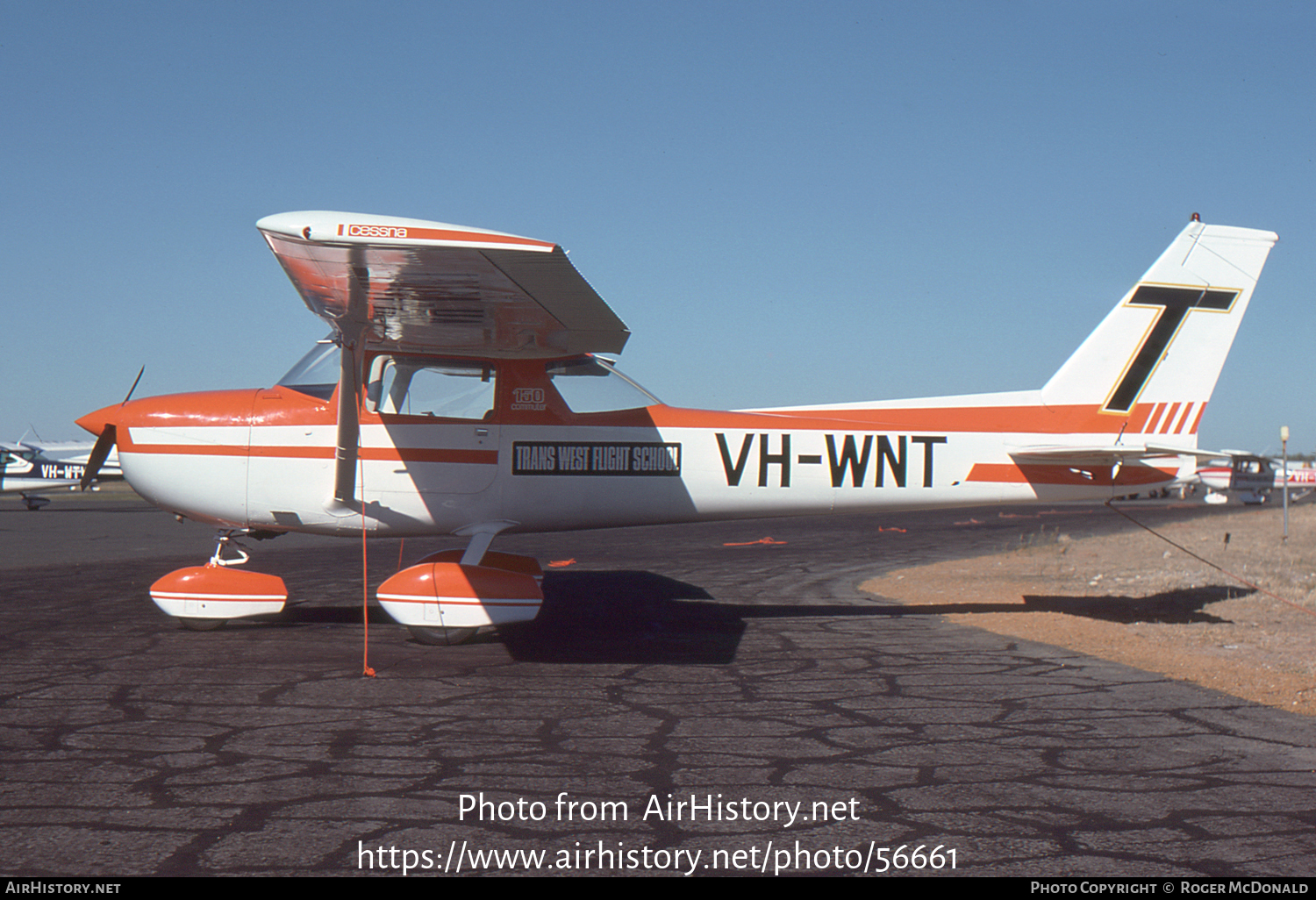 Aircraft Photo of VH-WNT | Cessna 150M | Trans West Flight School | AirHistory.net #56661