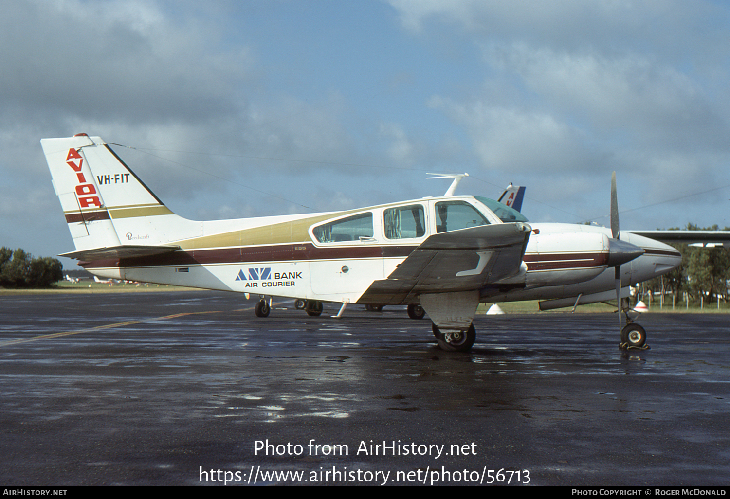 Aircraft Photo of VH-FIT | Beech E55 Baron | Avior Airlines | AirHistory.net #56713