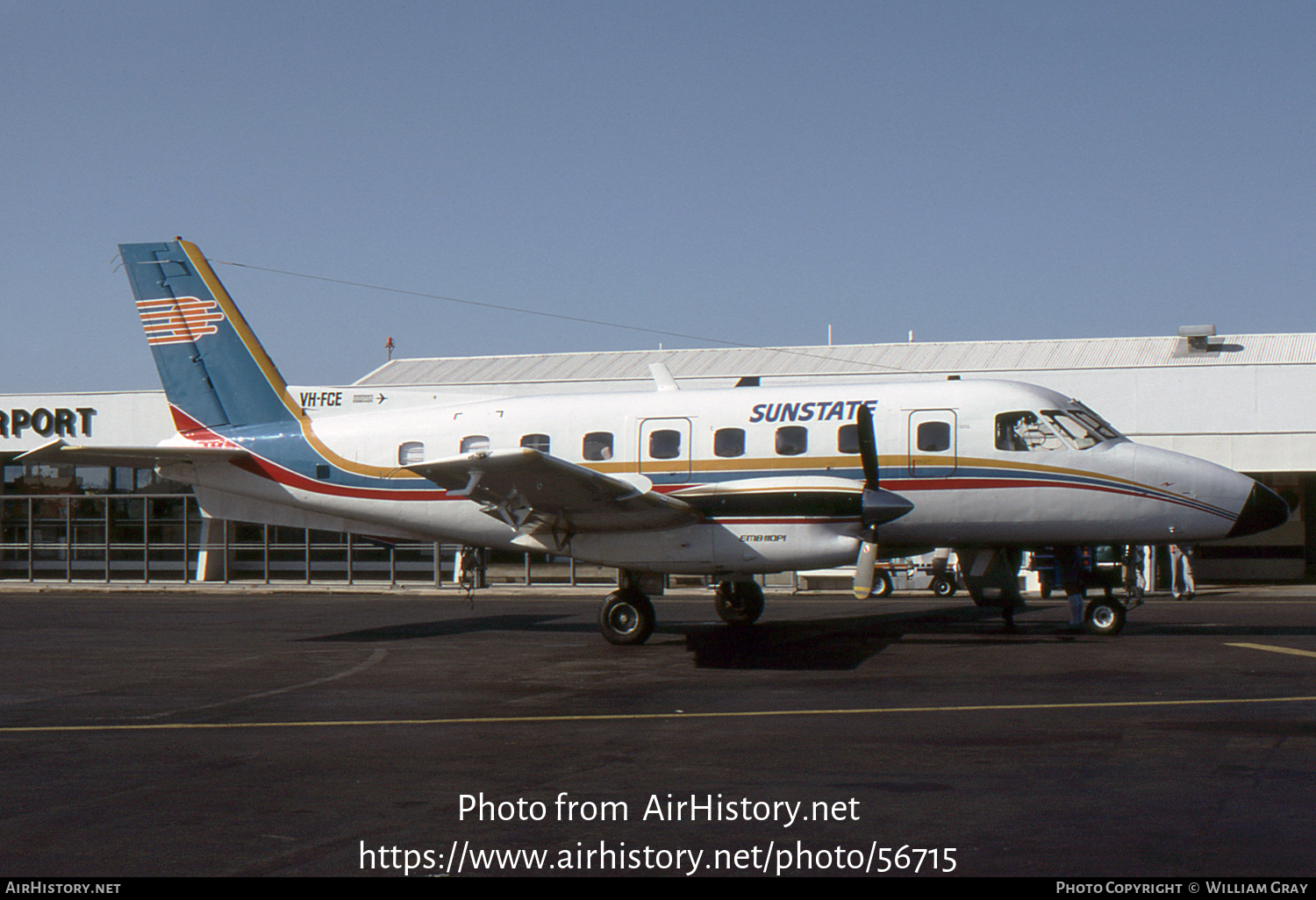 Aircraft Photo of VH-FCE | Embraer EMB-110P1 Bandeirante | Sunstate Airlines | AirHistory.net #56715