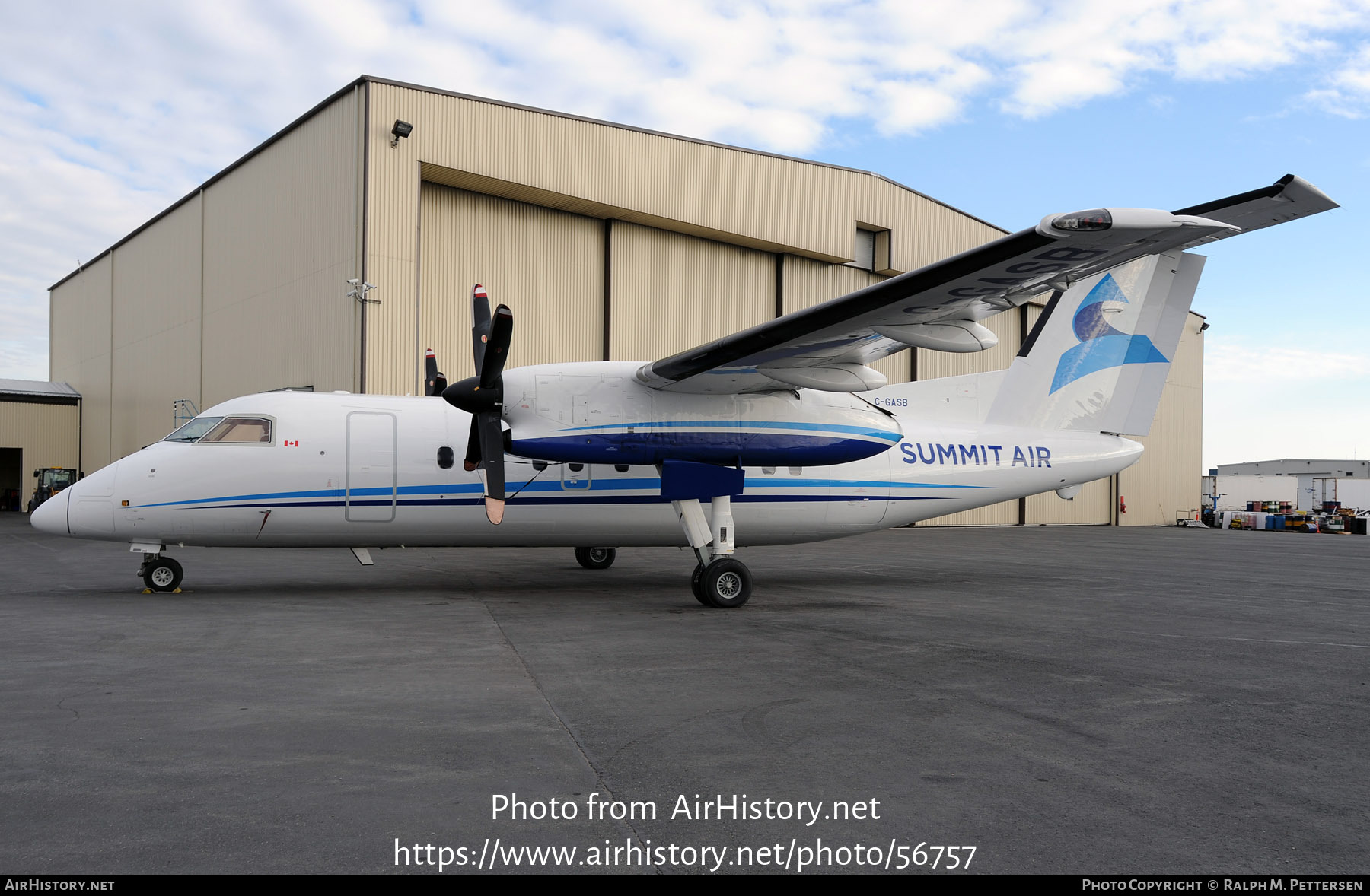 Aircraft Photo of C-GASB | De Havilland Canada DHC-8-102 Dash 8 | Summit Air | AirHistory.net #56757