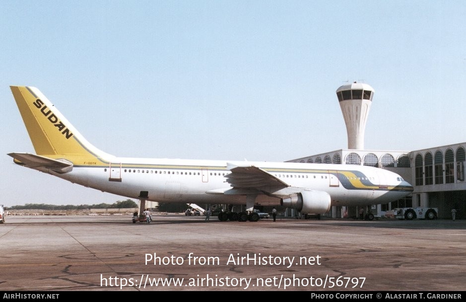 Aircraft Photo of F-ODTK | Airbus A300B4-620 | Sudan Airways | AirHistory.net #56797