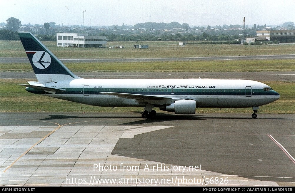 Aircraft Photo of ZK-NBJ | Boeing 767-204(ER) | LOT Polish Airlines - Polskie Linie Lotnicze | AirHistory.net #56826