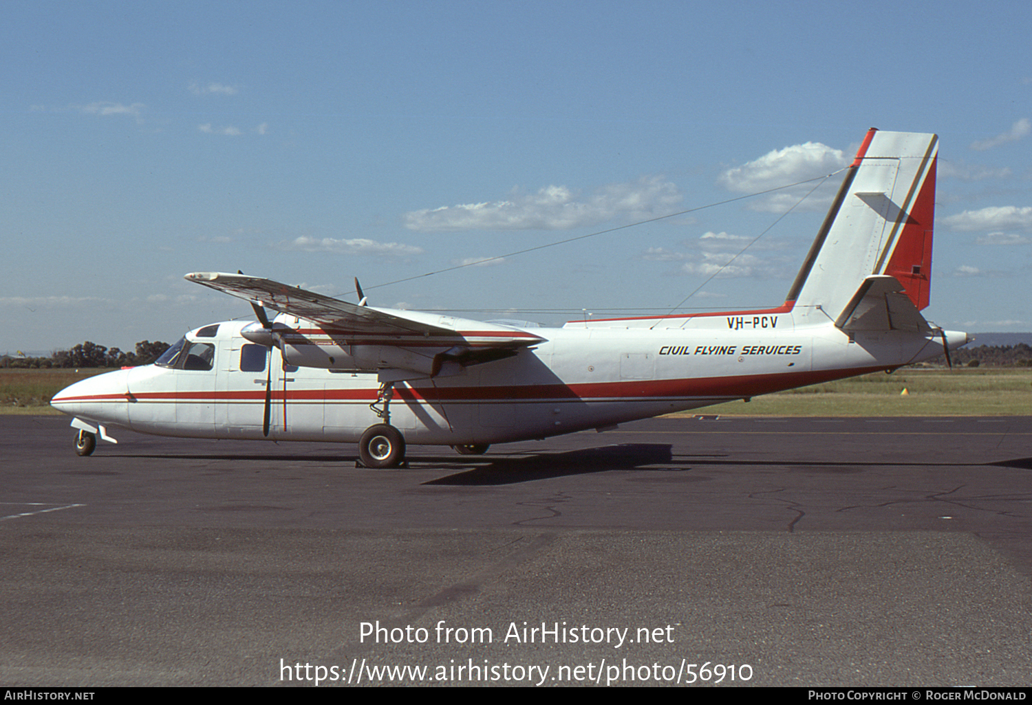 Aircraft Photo of VH-PCV | Rockwell 690A Turbo Commander | Civil Flying Services | AirHistory.net #56910