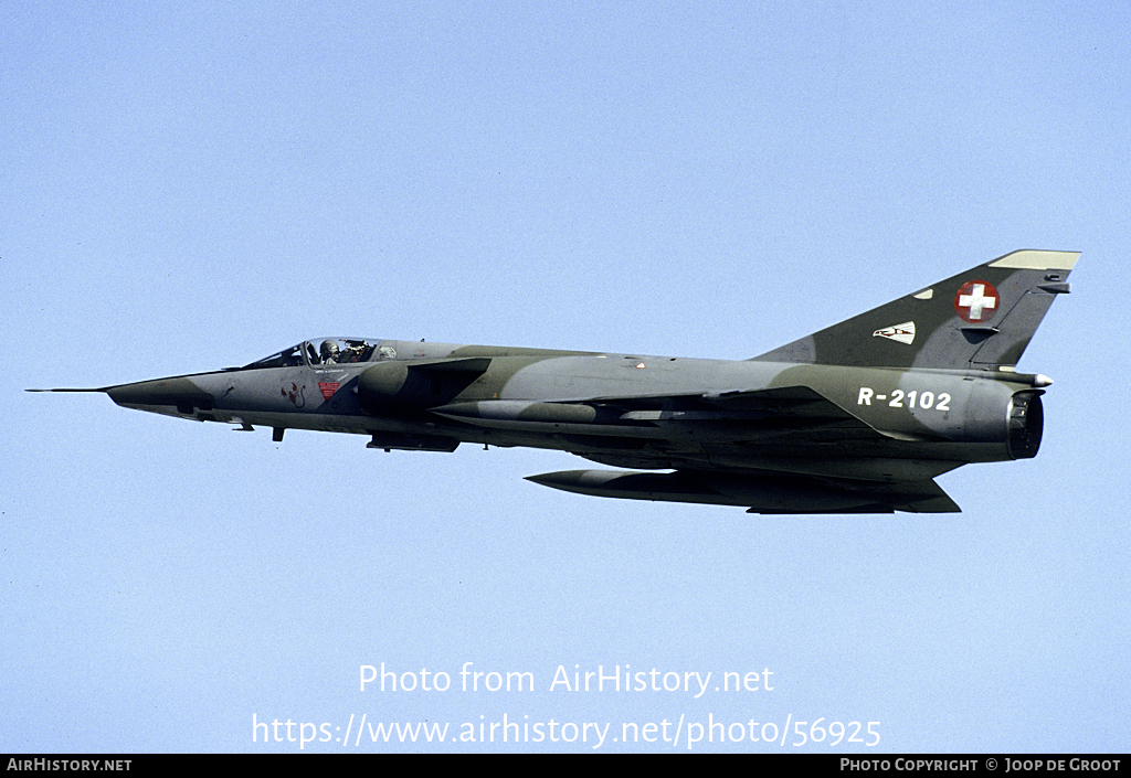 Aircraft Photo of R-2102 | Dassault Mirage IIIRS | Switzerland - Air Force | AirHistory.net #56925