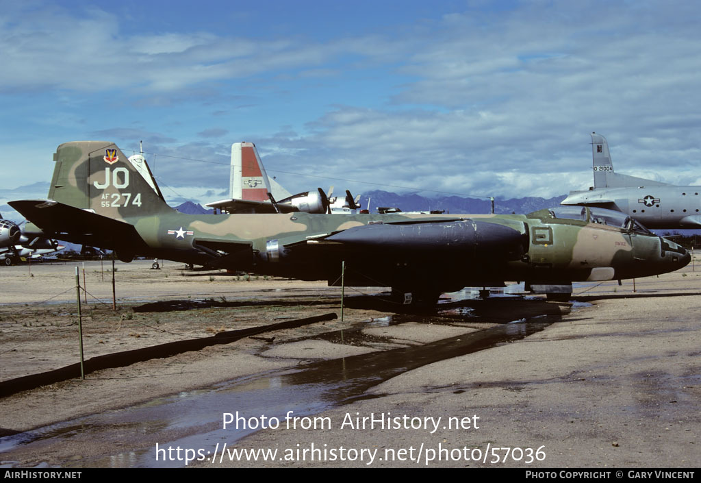 Aircraft Photo of 55-4274 / AF55-274 | Martin B-57E Canberra | USA - Air Force | AirHistory.net #57036