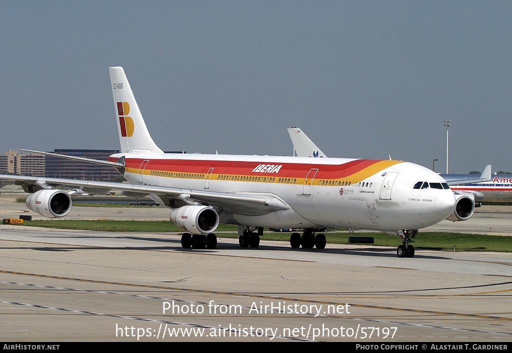 Aircraft Photo of EC-GGS | Airbus A340-313 | Iberia | AirHistory.net #57197