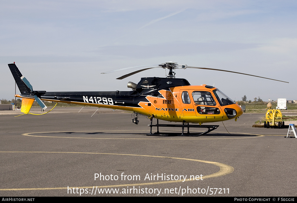 Aircraft Photo of N41299 | Eurocopter AS-350B-2 Ecureuil | Native Air | AirHistory.net #57211