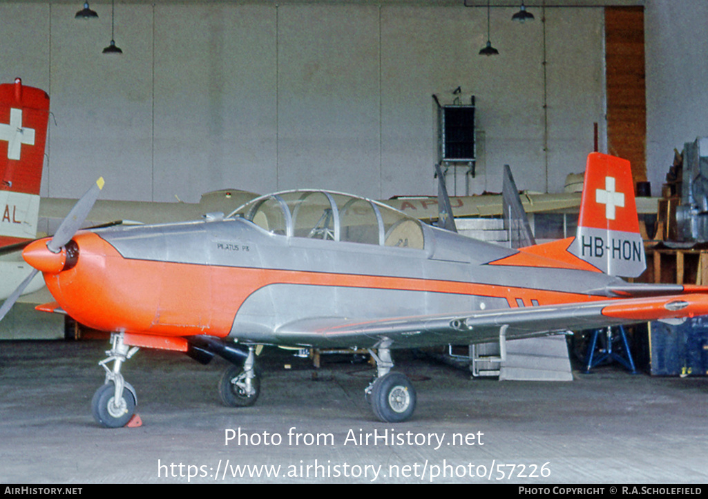 Aircraft Photo of HB-HON | Pilatus P-3-01 | AirHistory.net #57226