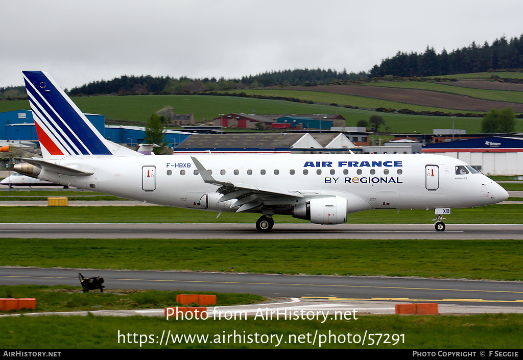 Aircraft Photo of F-HBXB | Embraer 170STD (ERJ-170-100STD) | Air France | AirHistory.net #57291