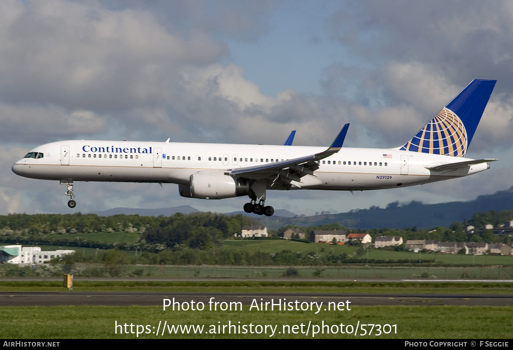 Aircraft Photo of N29129 | Boeing 757-224 | Continental Airlines | AirHistory.net #57301