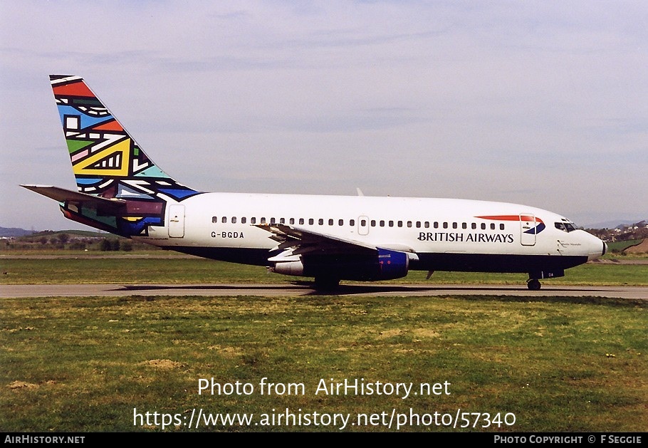 Aircraft Photo of G-BGDA | Boeing 737-236/Adv | British Airways | AirHistory.net #57340