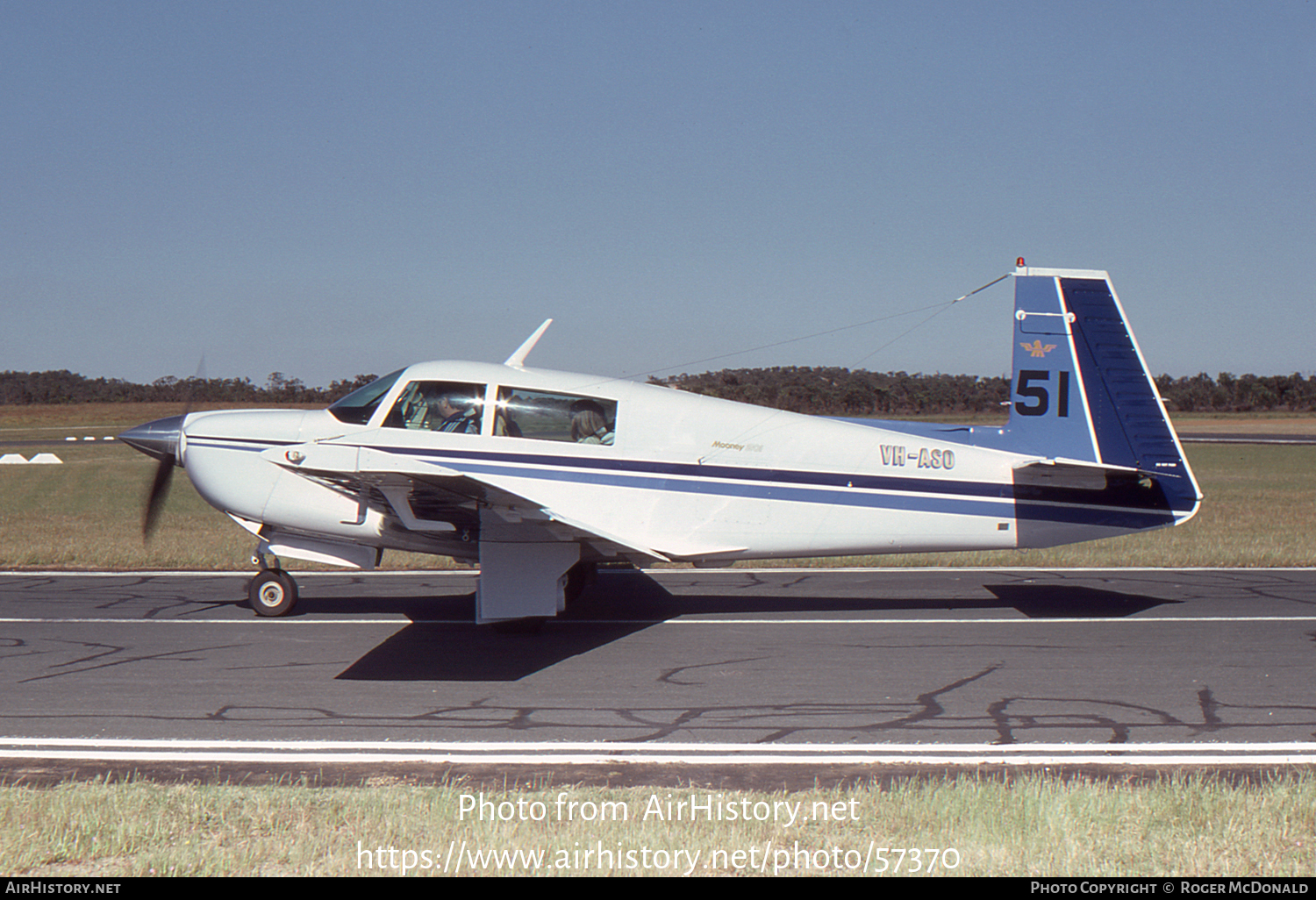 Aircraft Photo of VH-ASO | Mooney M-20J 201 | AirHistory.net #57370