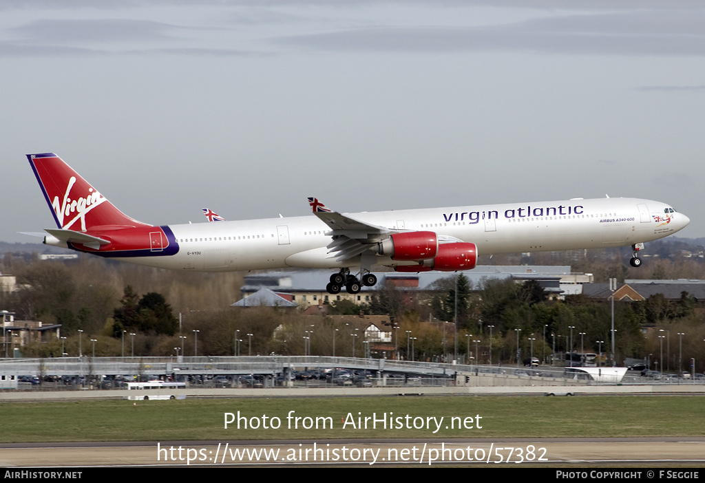 Aircraft Photo of G-VYOU | Airbus A340-642 | Virgin Atlantic Airways | AirHistory.net #57382