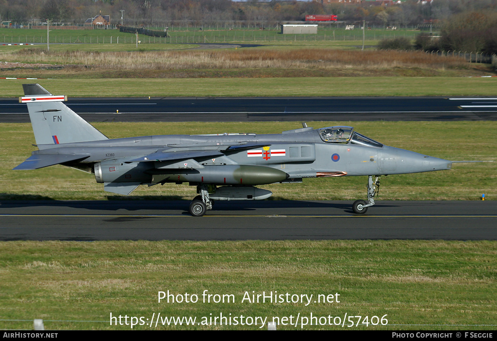 Aircraft Photo of XZ360 | Sepecat Jaguar GR3A | UK - Air Force | AirHistory.net #57406