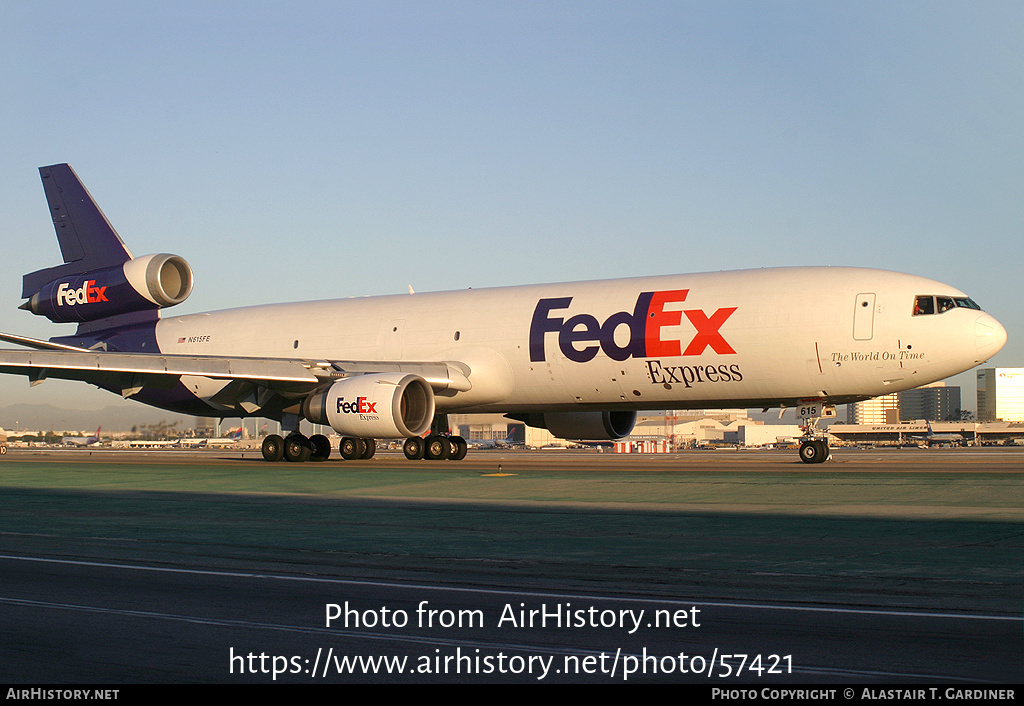 Aircraft Photo of N615FE | McDonnell Douglas MD-11F | FedEx Express - Federal Express | AirHistory.net #57421