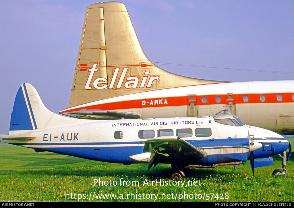 Aircraft Photo of EI-AUK | De Havilland D.H. 104 Dove 6 | International Air Distributors | AirHistory.net #57428