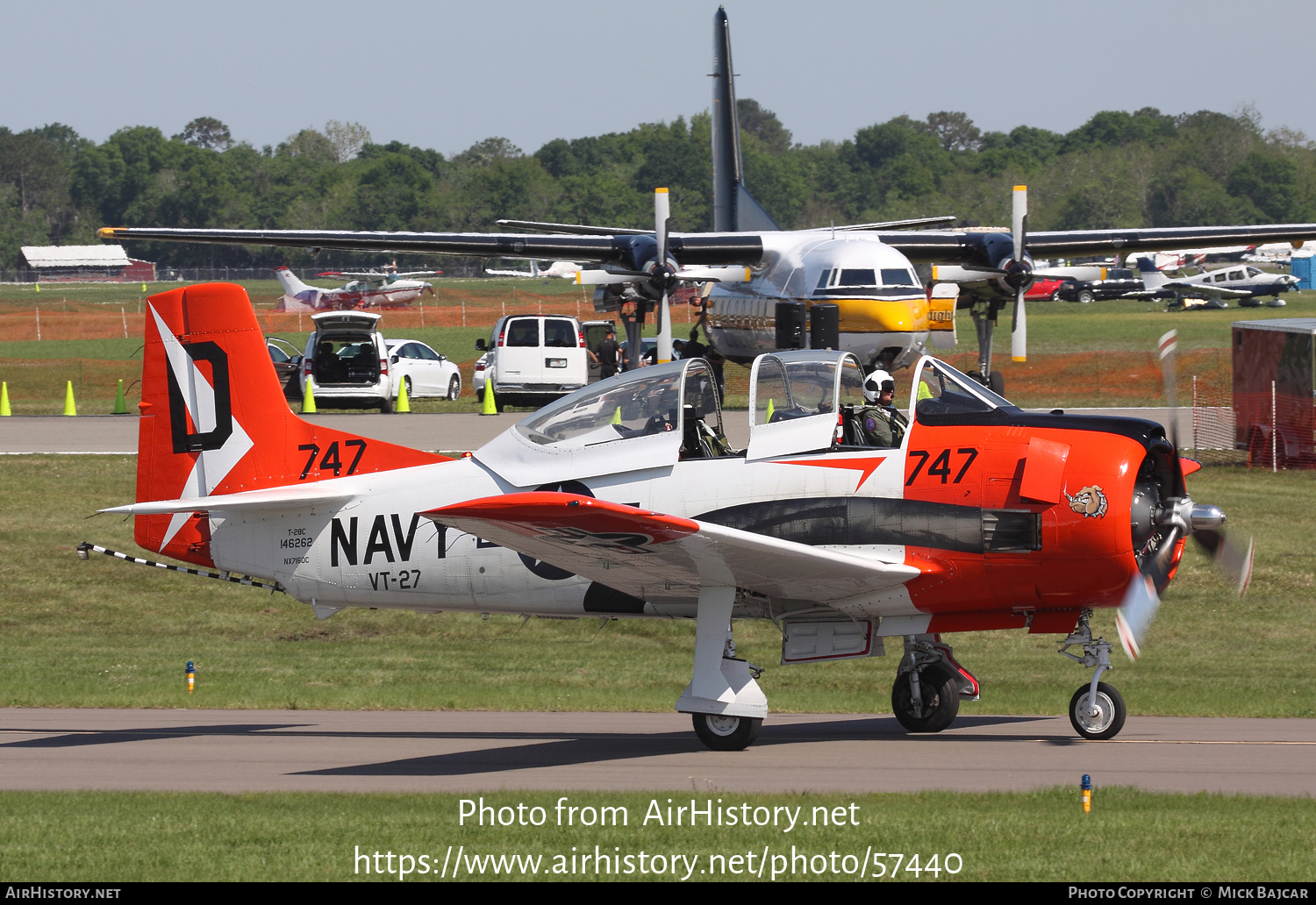 Aircraft Photo of N7160C / NX7160C / 146262 | North American T-28C Trojan | USA - Navy | AirHistory.net #57440