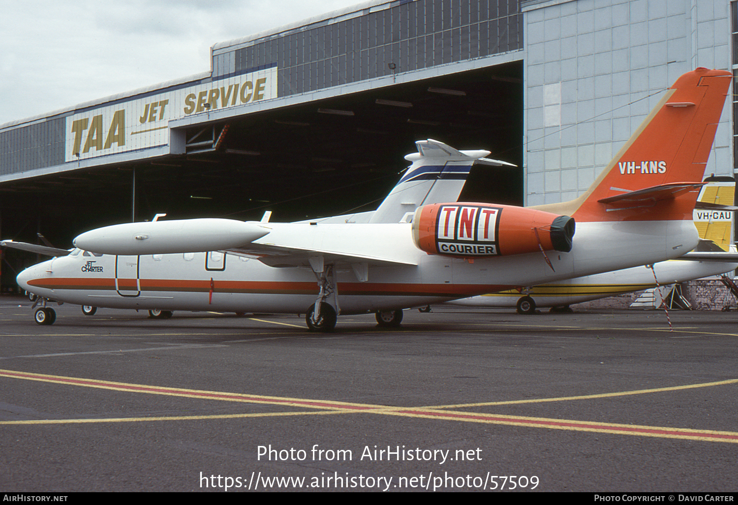 Aircraft Photo of VH-KNS | Israel Aircraft Industries IAI-1124 Westwind 1 | TNT Air Couriers | AirHistory.net #57509