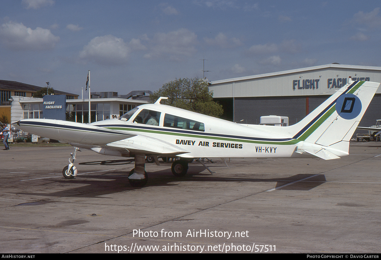 Aircraft Photo of VH-KVY | Cessna 310L | Davey Air Services | AirHistory.net #57511