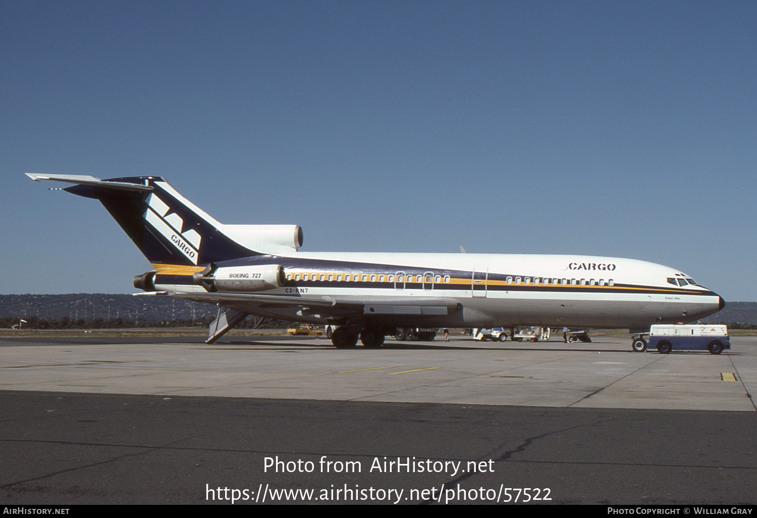 Aircraft Photo of C2-RN7 | Boeing 727-77C | Trans-Australia Airlines - TAA Cargo | AirHistory.net #57522