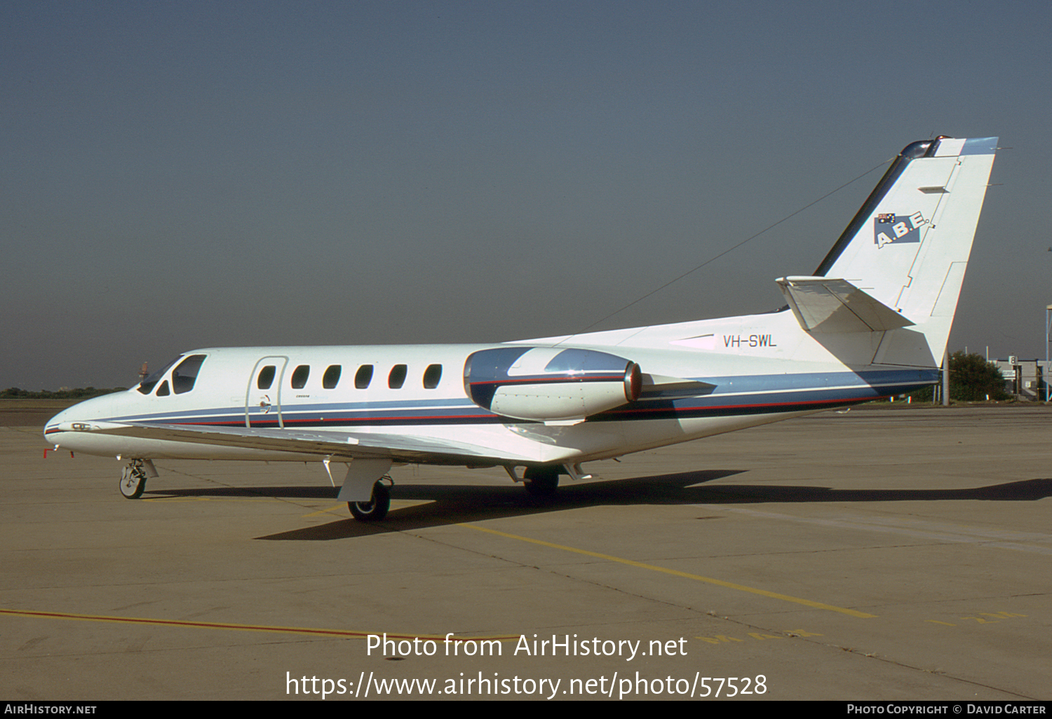 Aircraft Photo of VH-SWL | Cessna 550 Citation II | ABE Jet Charter | AirHistory.net #57528