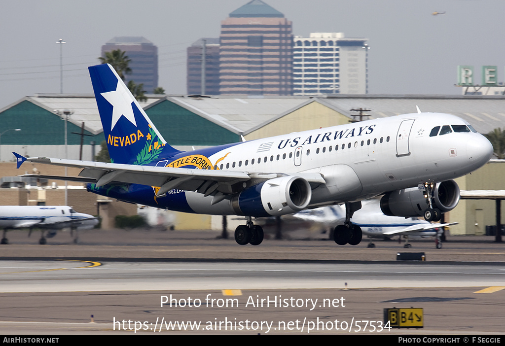 Aircraft Photo of N822AW | Airbus A319-132 | US Airways | AirHistory.net #57534