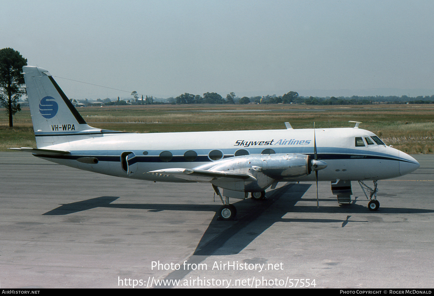 Aircraft Photo of VH-WPA | Grumman G-159 Gulfstream I | Skywest Airlines | AirHistory.net #57554