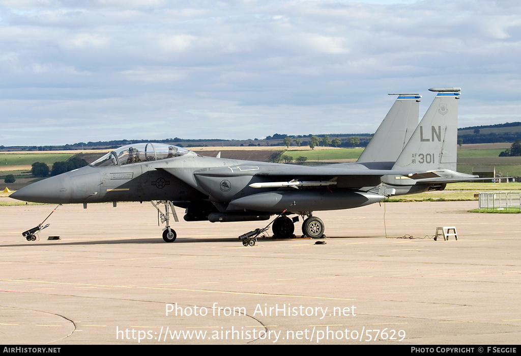 Aircraft Photo of 91-0301 / AF91-301 | McDonnell Douglas F-15E Strike Eagle | USA - Air Force | AirHistory.net #57629