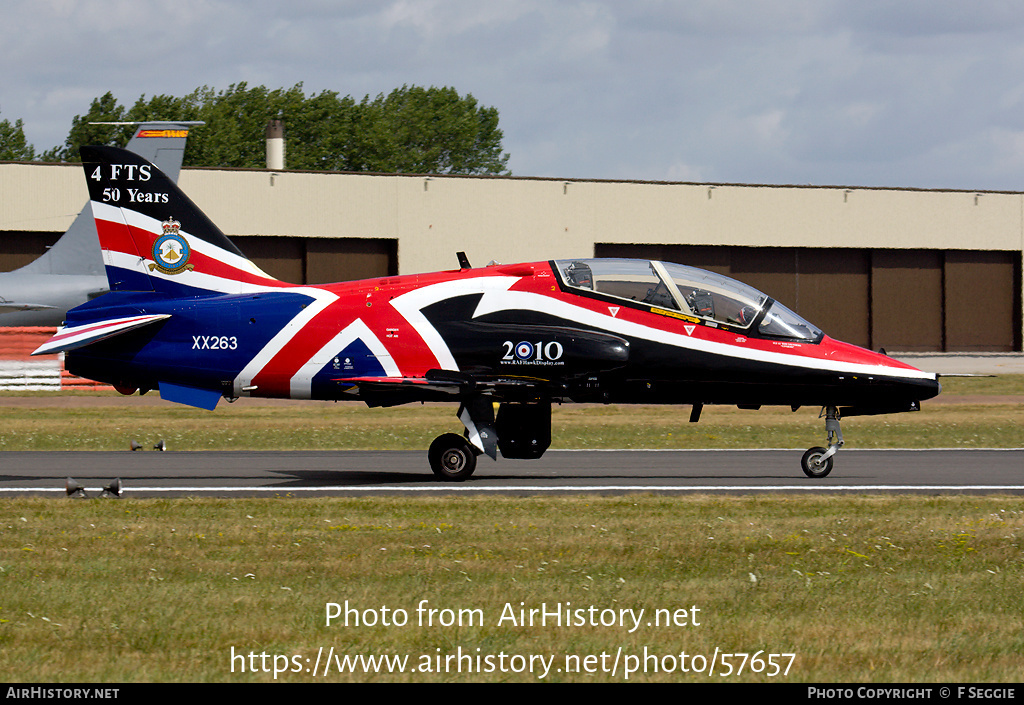 Aircraft Photo of XX263 | British Aerospace Hawk T1A | UK - Air Force | AirHistory.net #57657