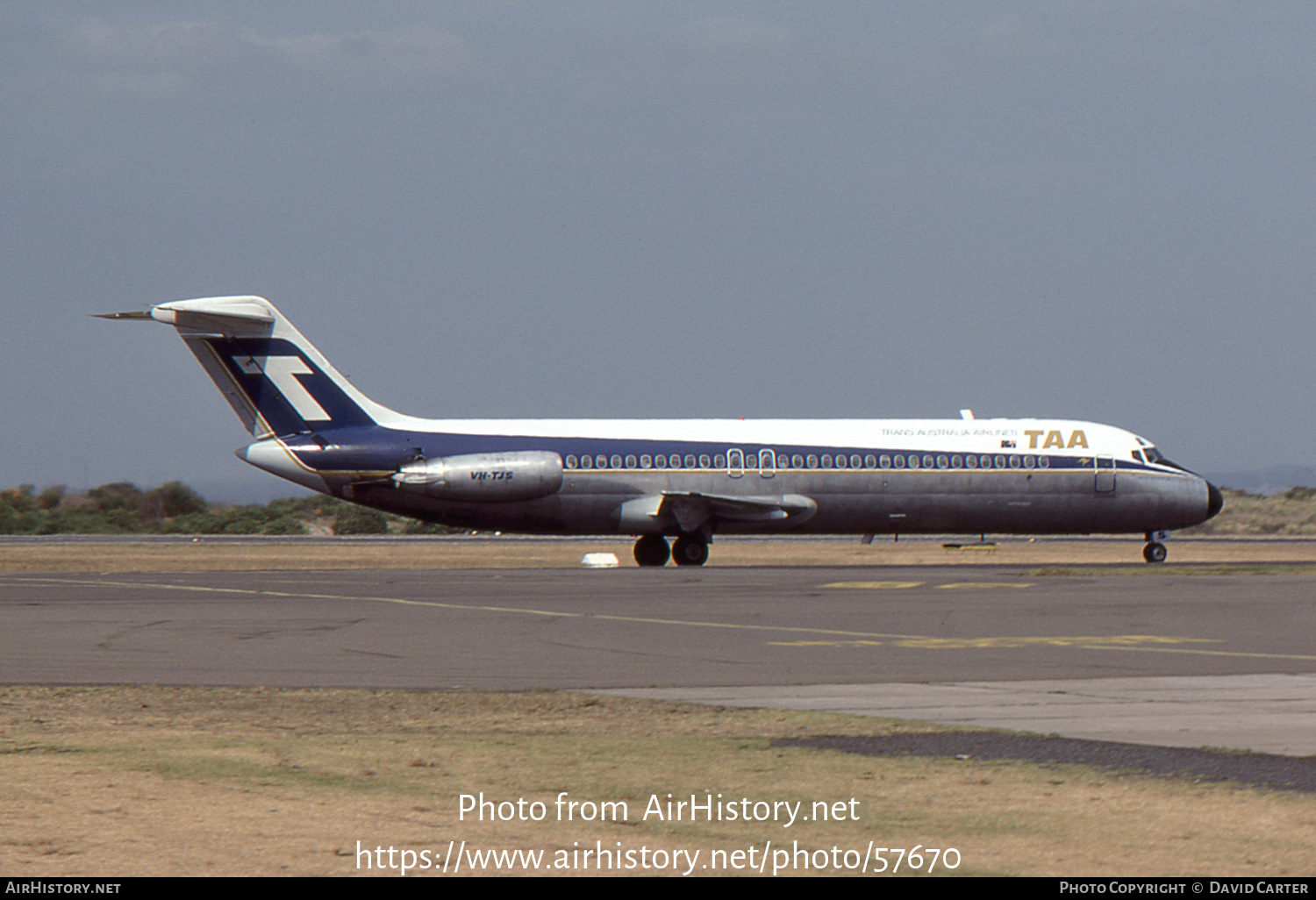 Aircraft Photo of VH-TJS | McDonnell Douglas DC-9-31 | Trans-Australia Airlines - TAA | AirHistory.net #57670